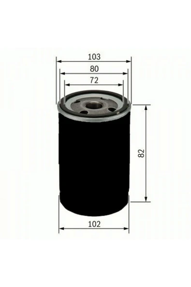Sardes Yağ Filtresi (TOYOTA HILUX Y.M.) 540133 Uyumlu ürün görseli 1