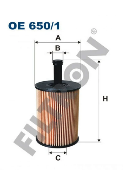 Filtron YAĞ FİLTRESİ [ VOLKSWAGEN TRANSPORTER T5 , CADDY III 1.9 TDİ / 2.0 TDİ 2004 - ] 612138 ürün görseli 1