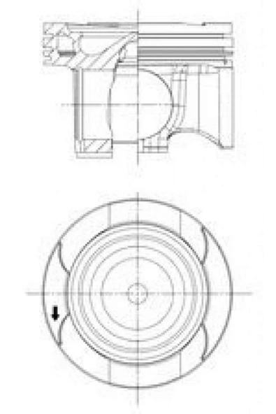 KOLBEN PISTON SEGMAN STD 82.01mm MERCEDES OM654 W177 W247 W205 C118 C257 W213 W223 W447 B907 B9 612138