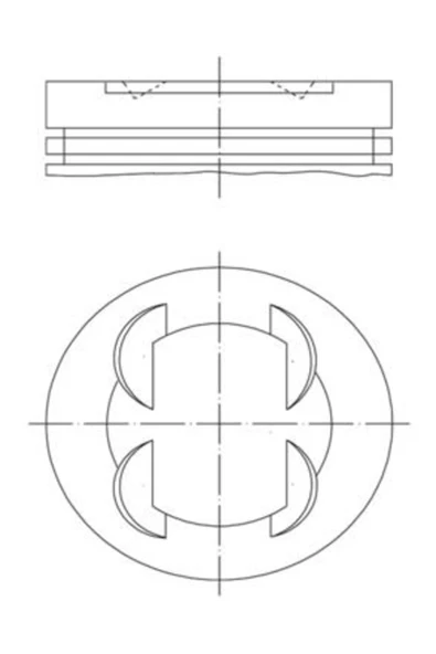 MAHLE Pıston Segman 86.4 Mm Bmw S50 B32 E36 M3 3.2 ürün görseli