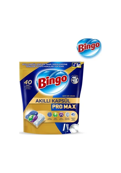 Bingo Akıllı Kapsül Pro Max Bulaşık Makinesi Deterjanı 40 Tablet+Bingo Fresh Lovely Yüzey Temizleyici 2.5 L+Bingo Soft Manolya Konsantre Çamaşır Yumuşatıcısı 1440 Ml-(3'lü set) - Resim 2