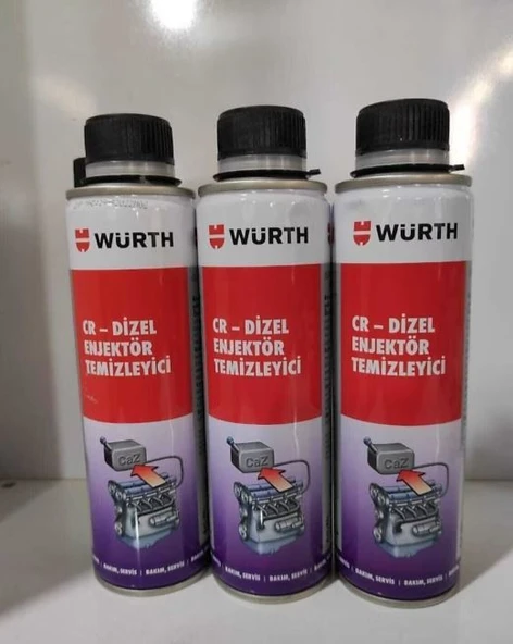 Würth Dizel Enjektör Temizleyici 3 Adet ürün görseli