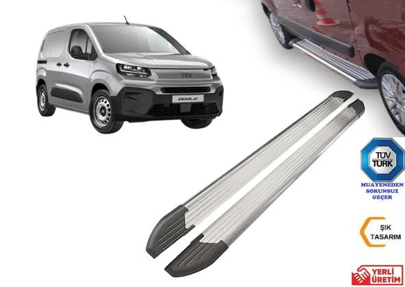 FİAT DOBLO CARGO KISA ŞASE YAN BASAMAK KORUMA 2024 2025 2026 2027 ürün görseli 1