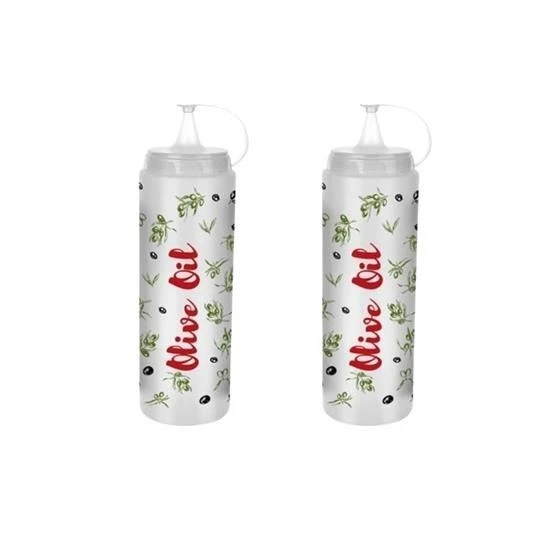 Angel Of Life® Şeffaf Kapaklı Sızdırmaz Yağlık Sosluk Şişesi Plastik Yağdanlık Master Chef AP-9471 - 4