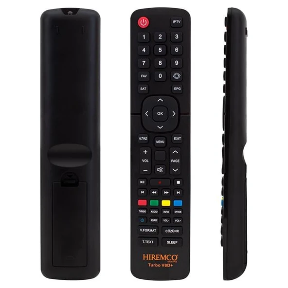 Hiremco Turbo V8D+ Uydu Alıcı Kumandası ürün görseli