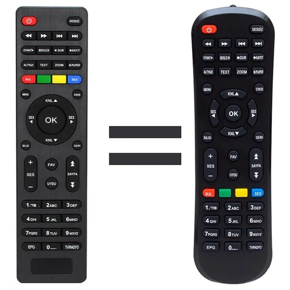 Mersat Vip Full HD Uydu Alıcı Kumandası ürün görseli