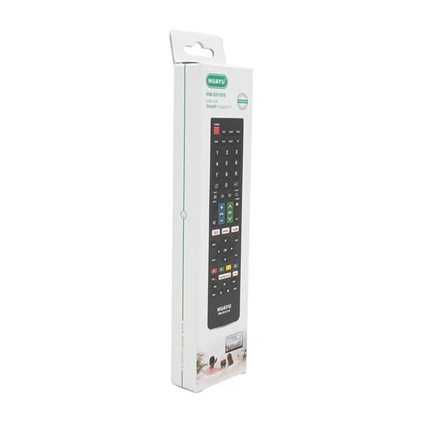 Huayu RM-SH1516 Sharp Netflıx- Youtube- Prıme Vıdeo Tuşlu Unıversal Lcd-Led Tv Kumanda - 2