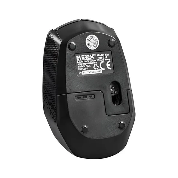 Everest KM-218 Usb 2.4 Ghz Kumaş Yüzeyli Kablosuz Mouse - Resim 2