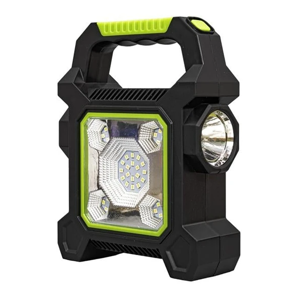 Powermaster JY-258C 3 Kademeli̇ Şarjlı Çok Fonksiyonlu Solar Işıldak ürün görseli