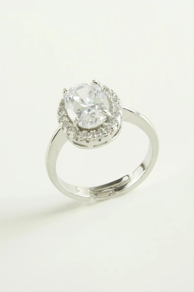 Karışık Lüks Zirkon Taşlı Ciddi İlişki Yüzüğü - Resim 3