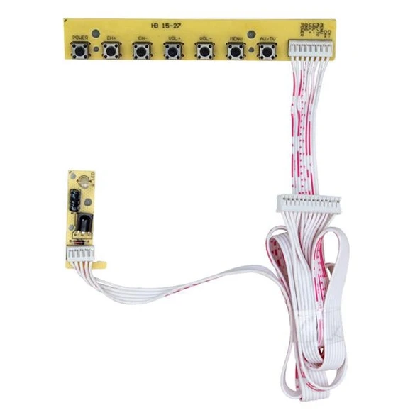 Tv Yedili Tuş Takımı Ve Alıcı Göz Devresi 17-27'' Inch Arası Uyumlu - 1