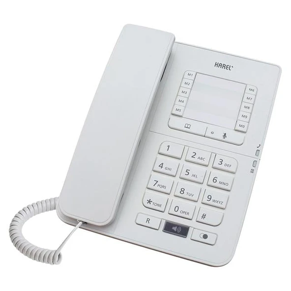 Karel TM-142 Ekransız Masaüstü Kablolu Analog Telefon - 1