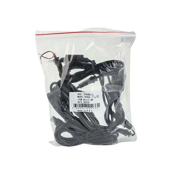 DC Kablo 3 Pin (1.5 Mt.) - Resim 3