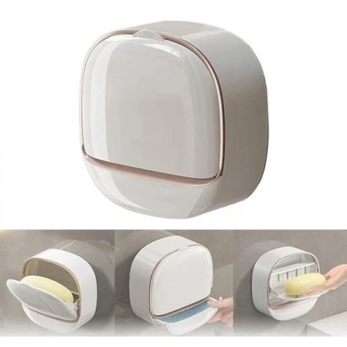 Drenaj Hazneli Kapaklı Katı Sabunluk ürün görseli