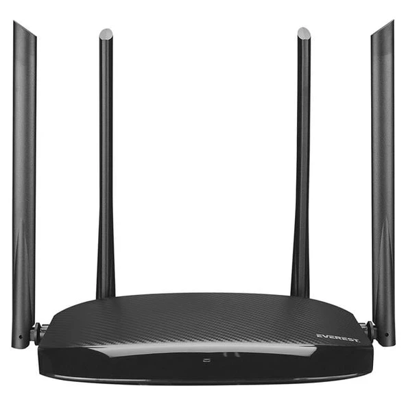 Everest EWR-AC5-V3 Ac1200mbps Dual Band Wi-Fi 2.4G/5G 6Dbi Anten Kablosuz Router - Resim 4