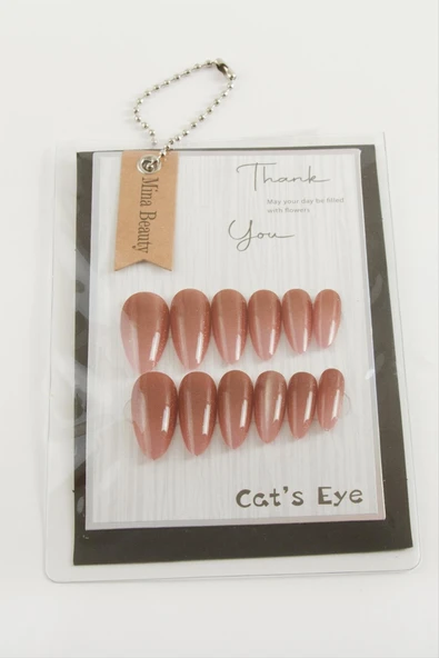 Mina Beauty Kedi Gözü Takma Tırnak - 5