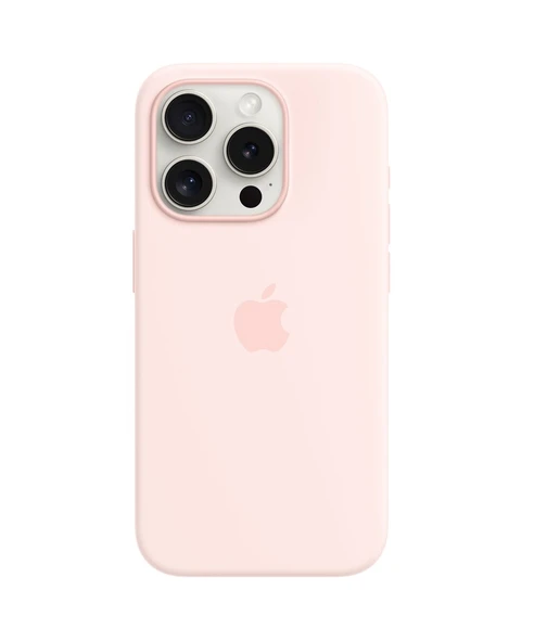 iPhone 15 Pro için MagSafe özellikli Silikon Kılıf - Resim 6