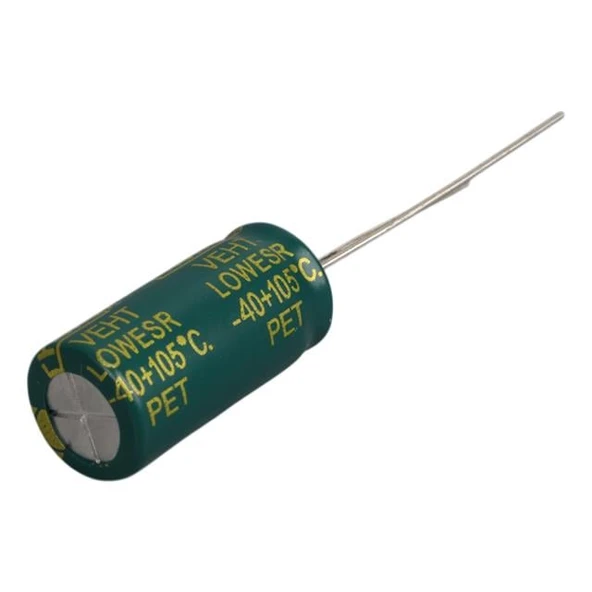 27 MF 400 V İnce Uzun Bacak Kondansatör - Resim 3