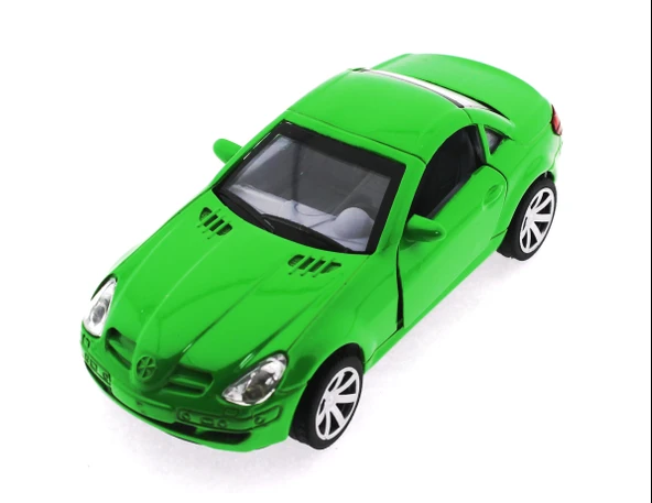 Çek Bırak Mercedes Benzeri Yeşil Metal Araba - 5