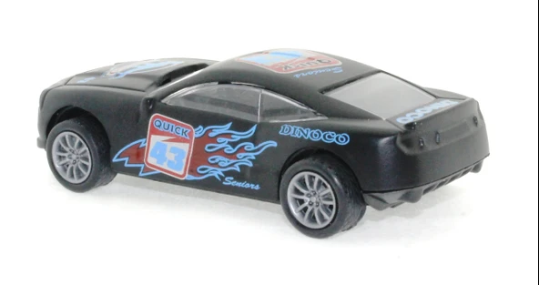 Die Cast Çek Bırak Metal Siyah Yarış Arabası 43 - 5