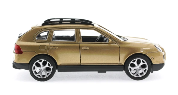 Çek Bırak Porsche Benzeri Kahve Metal Araba - 2