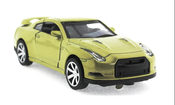 Çek Bırak Nissan Benzeri Yeşil Metal Araba - 1
