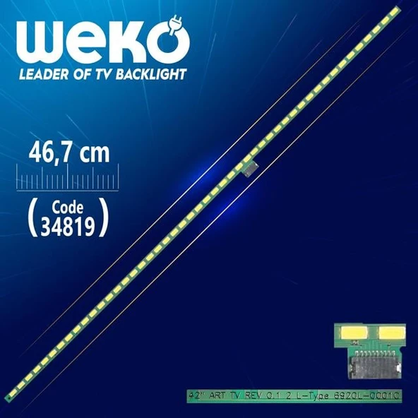 42 Art Tv Rev 0.1 2 L-Type 6920L-0001C - 46.7 Cm 48 Ledli - (Wk-697) ürün görseli 1