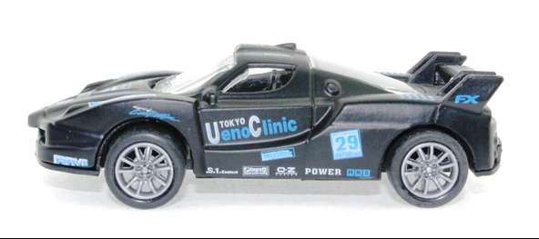 Die Cast Çek Bırak Metal Siyah Yarış Arabası 88 - 6