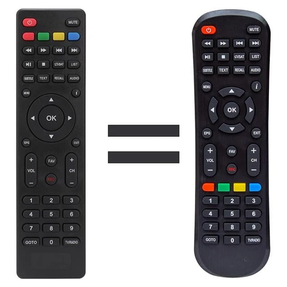 Magbox Natural - Crystal - Pluton S / Mersat Private - Elite HD / Wismann- Rowell HD - Cvs 8530HD - Amstrad 120 HD Uydu Kumanda ürün görseli 1