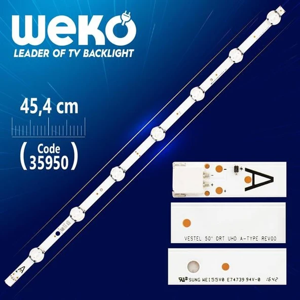 Vestel 50 Drt Uhd A-Type Rev01 7 Lensli  45.4 Cm ürün görseli 1