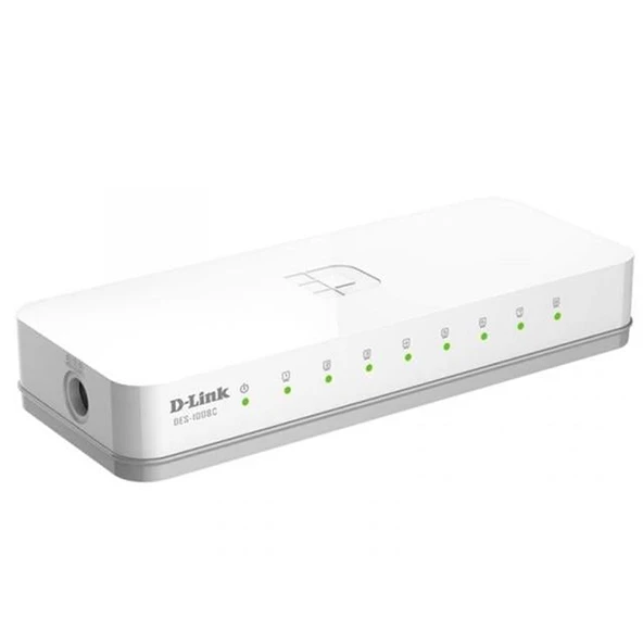 D-Link DES-1008C 10/100 Mbps 8 Port Ethernet Switch - 2