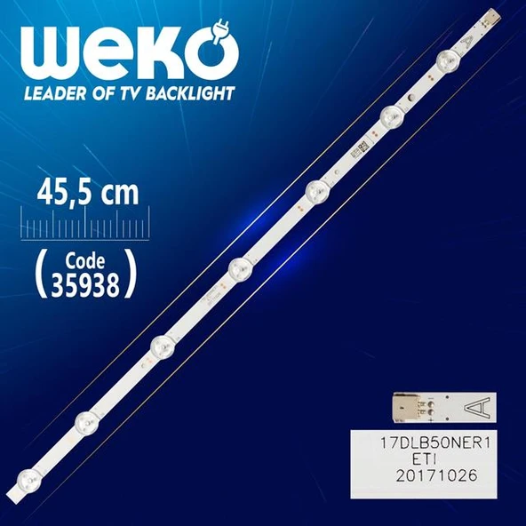 17DLB50NER1 A 45.5 Cm Tv Led Bar ( Tvnizin içindeki led barla aynısı olduğunu görmeden almayınız. Led bar ürünlerinde paket açıldığında iade kabul edilmemektedir. ) ürün görseli 1