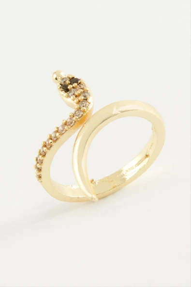 Yılan Zirkon Taşlı Yüzük ürün görseli