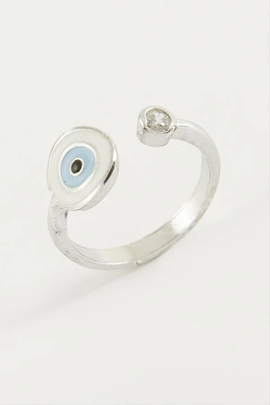 Nazar Mineli Taşlı Yüzük ürün görseli