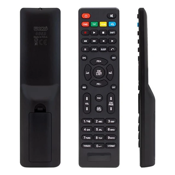 Kujtesa Uydu Alıcı Kumandası ürün görseli 1