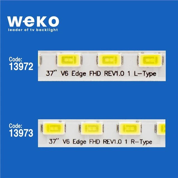 Wkset-5262 13972X1 13973X1 37 V6 Edge Fhd Rev1.0 2 Adet Led Bar (50Led) - Resim 2