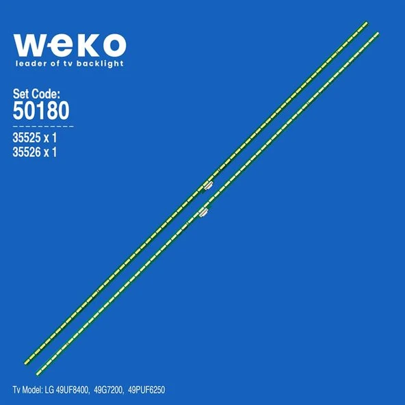 Wkset-5180 35525X1 35526X1 49 V15.5 Snl Vd Rev 0.7 2 Adet Led Bar (66Led) ürün görseli 1