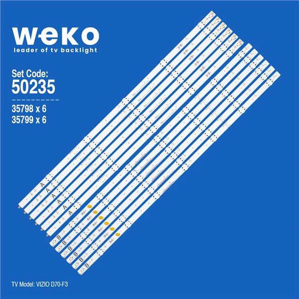 Wkset-5235 35798X6 35799X6 Lg Innotek Fbc 70Inch_E_Serıse _ 84Ea 12 Adet Led Bar ürün görseli