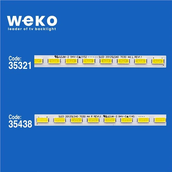 Wkset-5259 35321X1 35438X1 Sled 2012Sls40 7030 2 Adet Led Bar (44Led) - Resim 3