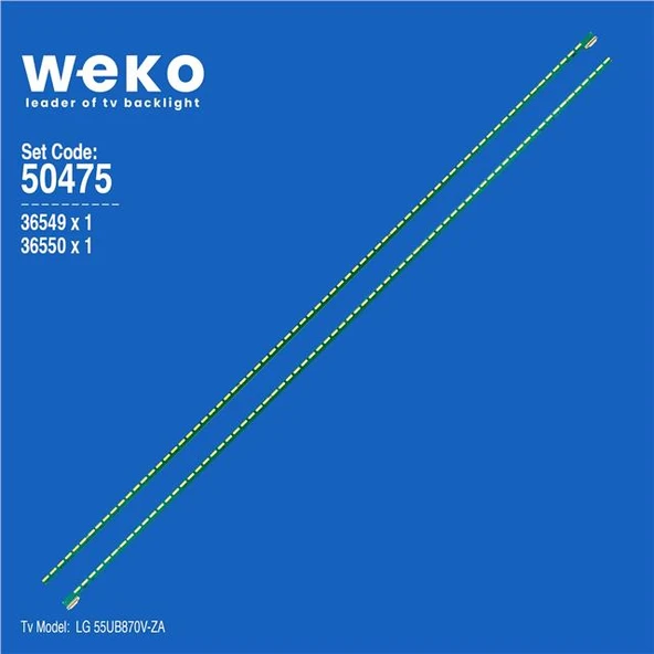 Wkset-5475 36549X1 36550X1 55 V15 Cv Ud Rev 0.4 2 Adet Led Bar (72Led) ürün görseli 1