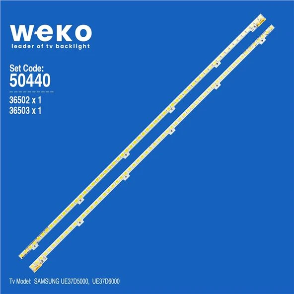 Wkset-5440 36502X1 36503X1 2011Svs37-Fhd-5K6K6.5K 2 Adet Led Bar (58Led)