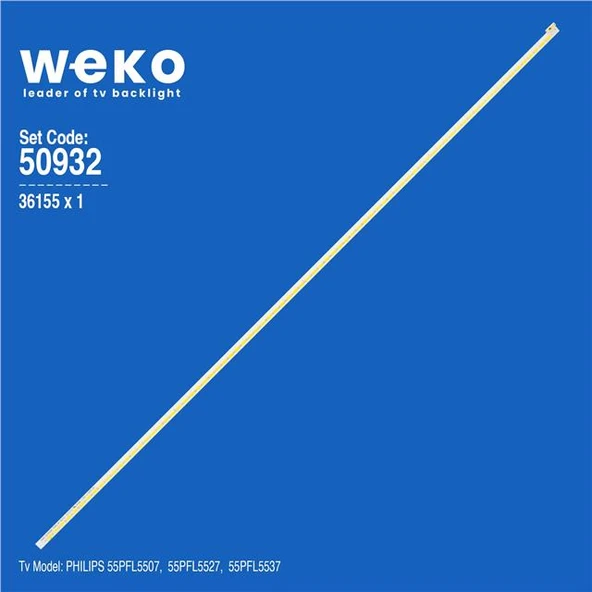 Wkset-5932 36155X1 Sled 2012Sgs55 7030L 1 Adet Led Bar (80Led) ( Tvnizin içindeki led barla aynısı olduğunu görmeden almayınız. Led bar ürünlerinde paket açıldığında iade kabul edilmemektedir. ) ürün görseli 1
