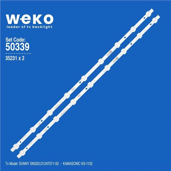 Wkset-5339 35231X2 Cy 32 2X9 Pb08d581103bl041-005H - 8D2A-Dlm3-2009A1 2 Adet Led Bar ürün görseli