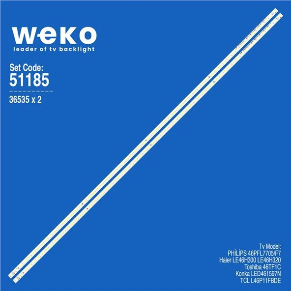 Wkset-6185 36535X2 Sled Sls46 _5630N Lcd 120 Rev1.0 100113 Ga 2 Adet Led Bar (62Led) ürün görseli 1