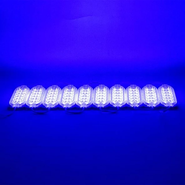 Powermaster 24 Volt 2.4 Watt Tek Renk Mavi 2835 Modül Led - Resim 2