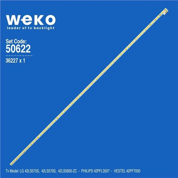 Wkset-5622 36227X1 Lg Innotek 42Inch 7030Pkg 64Ea Rev0.2_78312 1 Adet Led Bar (64Led) ürün görseli