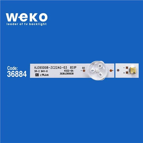 Wkset-6091 36884X3 Kj395d08-Zc22ag-03 8S1P 303Kj395038 3 Adet Led Bar - 2