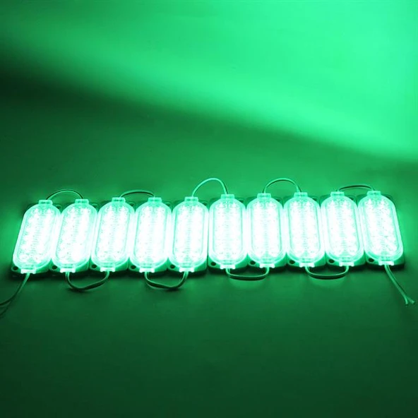 Powermaster 24 Volt 2.4 Watt Tek Renk Yeşil 2835 Modül Led - Resim 2