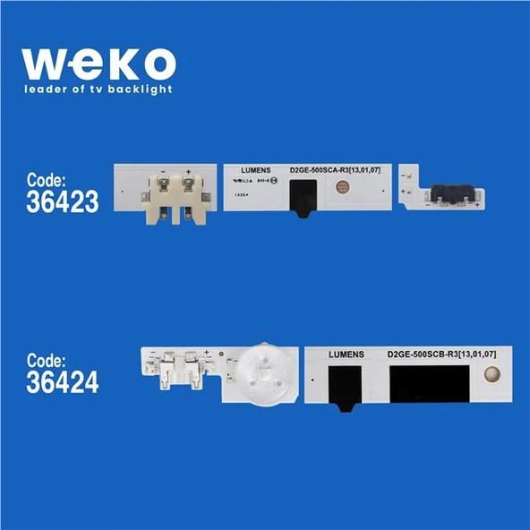 Wkset-5638 36423X9 36424X9 D2ge-500Sc-R3 2013Svs50f 18 Adet Led Bar ( Tvnizin içindeki led barla aynısı olduğunu görmeden almayınız. Led bar ürünlerinde paket açıldığında iade kabul edilmemektedir. ) - Resim 2