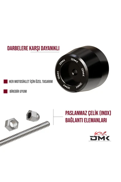 Dmk Motosiklet Aksesuar RKS SRK 550 RS UYUMLU AKS KORUMA TAKOZU - 2